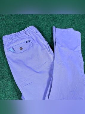 Chubbies Men’s XL Lavender Elastic Waist Casual Pants Stretch Chino Weekend